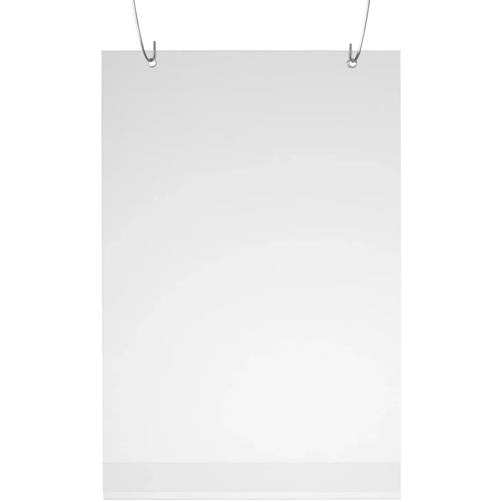 Plakatlomme m/metaløjer A2