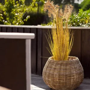 Plantekurve i natur rattan - 2 stk from Florida