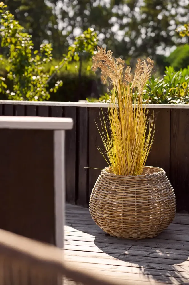 Plantekurve i natur rattan - 2 stk from Florida