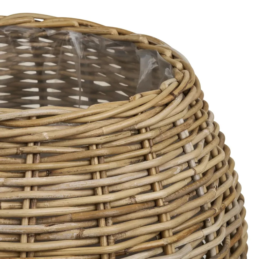Plantekurve i natur rattan - 2 stk from Florida