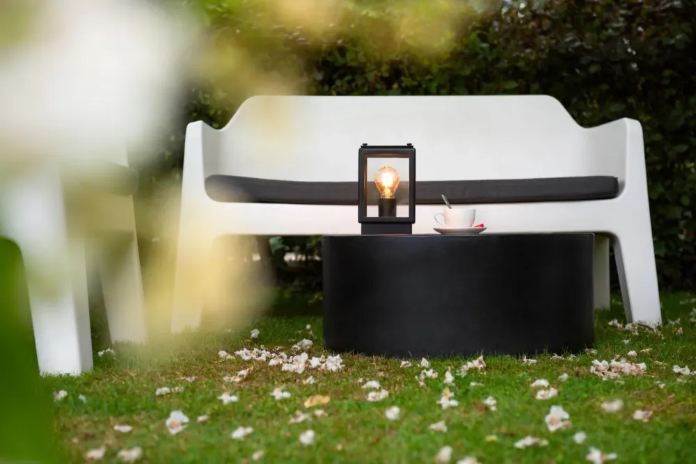 Polo E27 udendørs bord gulvlampe PSM Lighting W762 Hvid