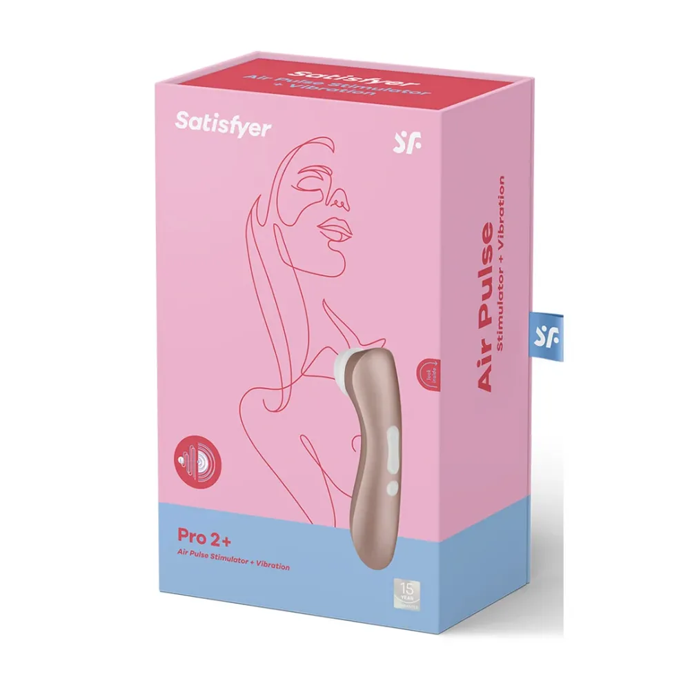 Pro 2Plus - luftpulsstimulator og vibration - vivid guld