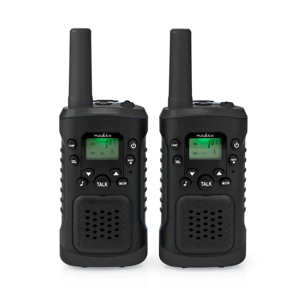 Professional Marine Nedis Walkie Talkie Sæt m. Headset (Op til 6km)