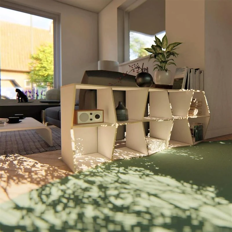 Radis NETSTOF reol i moderne design To størrelser 151x61