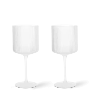 Ripple Red Wine Glasses - Set 2 - Matte