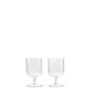 Ripple Wine Glasses - Adjust 2 - Clear