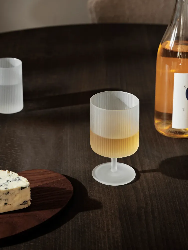 Ripple Wine Glasses - Set 2 - Opaque