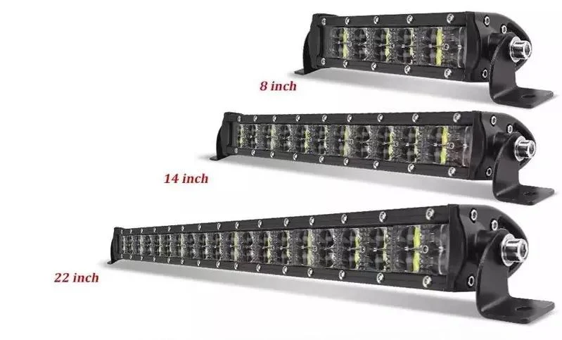 2 Rækkers 6D LED Lys Bro / Vivid bar 36 - 72 - 108 watt