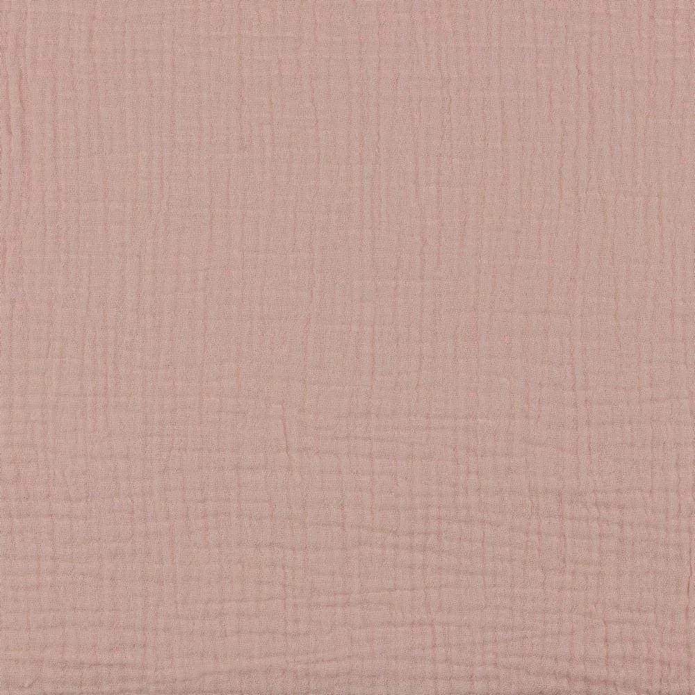 ROSA DOUBLE GAUZE ØKOLOGISK MUSSELIN – BLØD OG ÅNDBAR