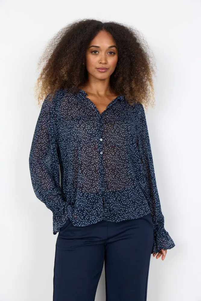 SC-BEBBIE 2 Skjorte Indigo Xs
