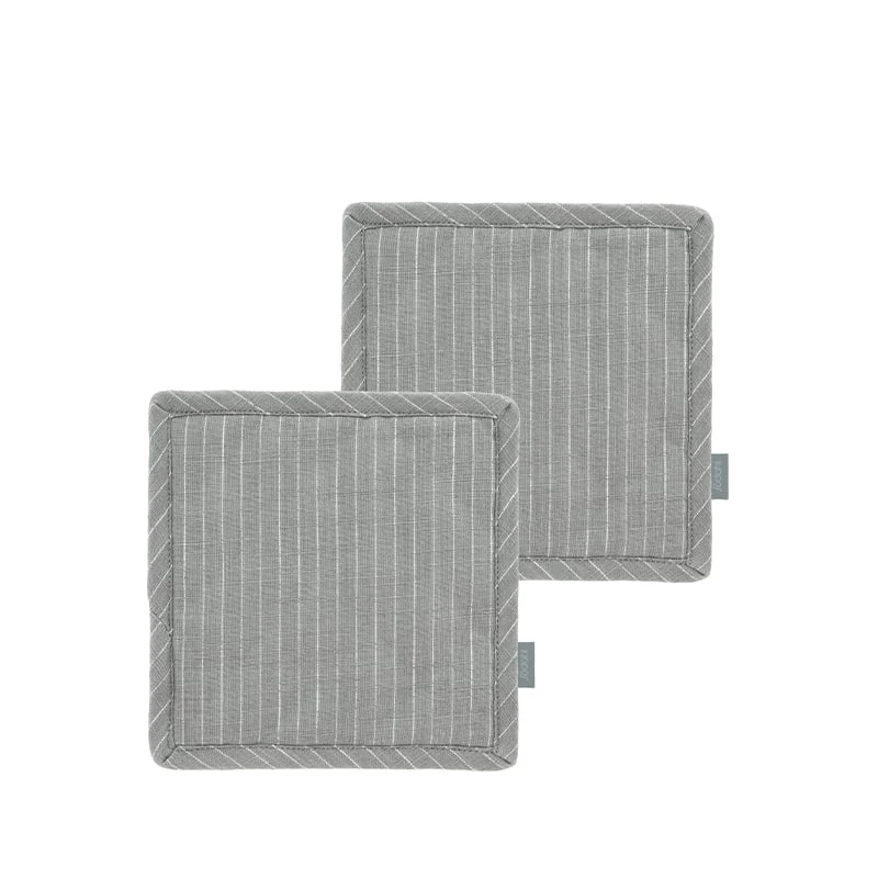 Södahl Naturlig Line grydelapper stone grey 2 stk
