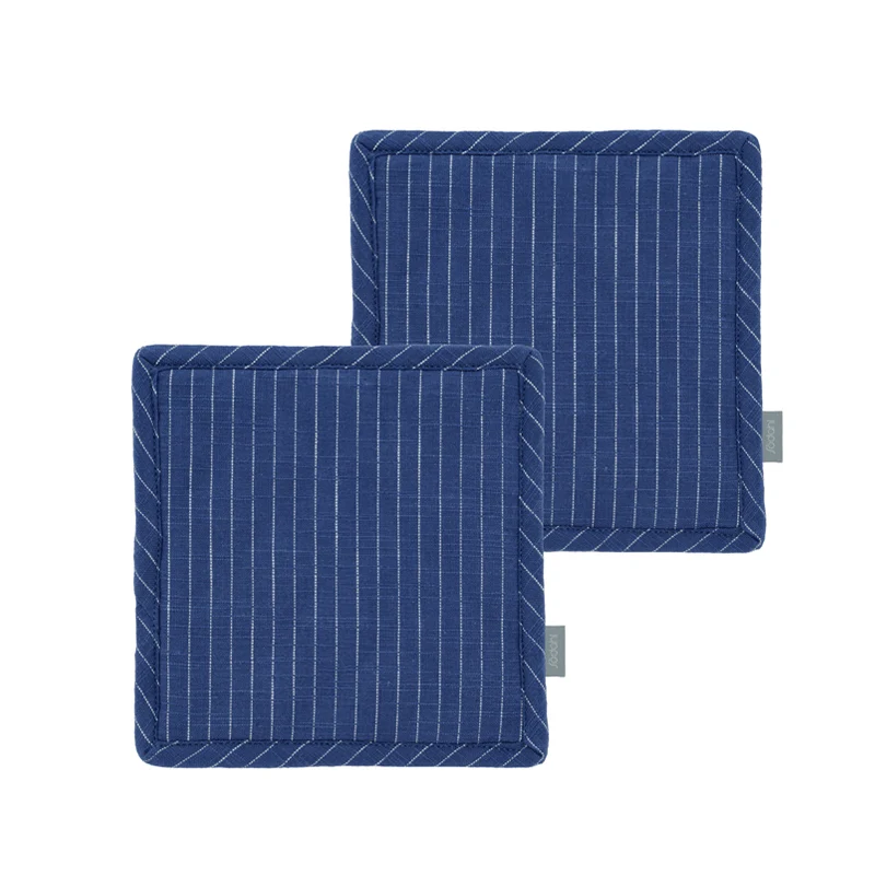 Södahl Organic Line grydelapper royal navy 2 stk