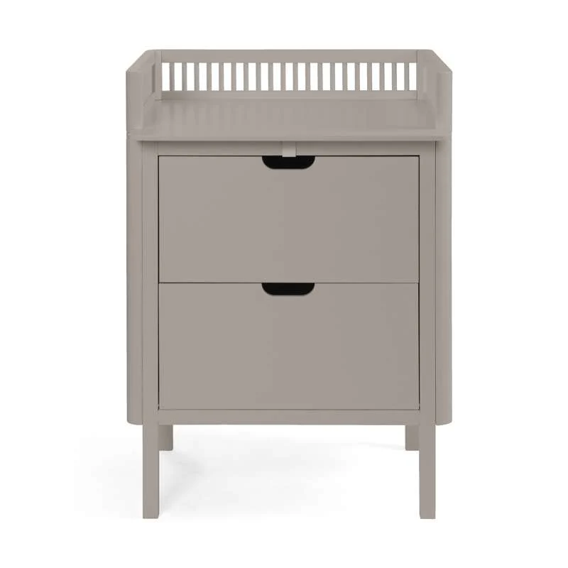 Sebra Puslebordet m. Skuffer - Jetty Taupe - Bundle 2