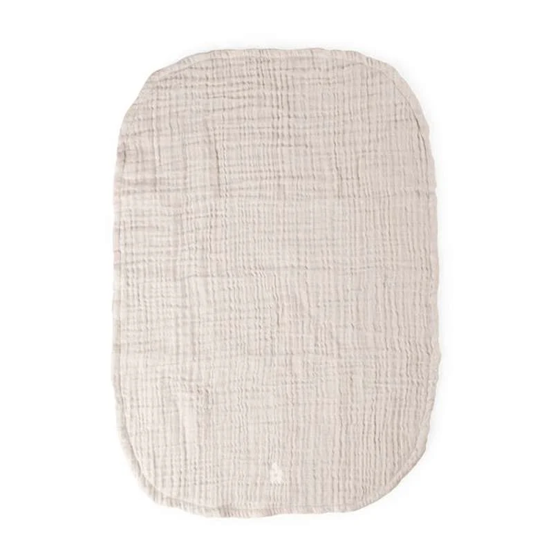 Sebra Pusleunderlag - 6-lags - 2 stk. - Muslin - Birchbark Rose