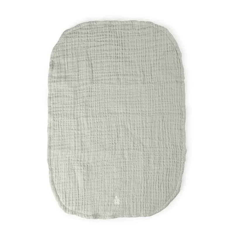 Sebra Pusleunderlag - 6-lags - 2 stk. - Muslin - Mist Forest