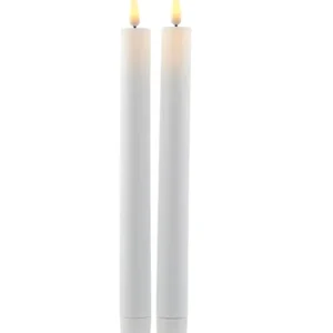 Sille 2 stk. Kronelys - battery-powered