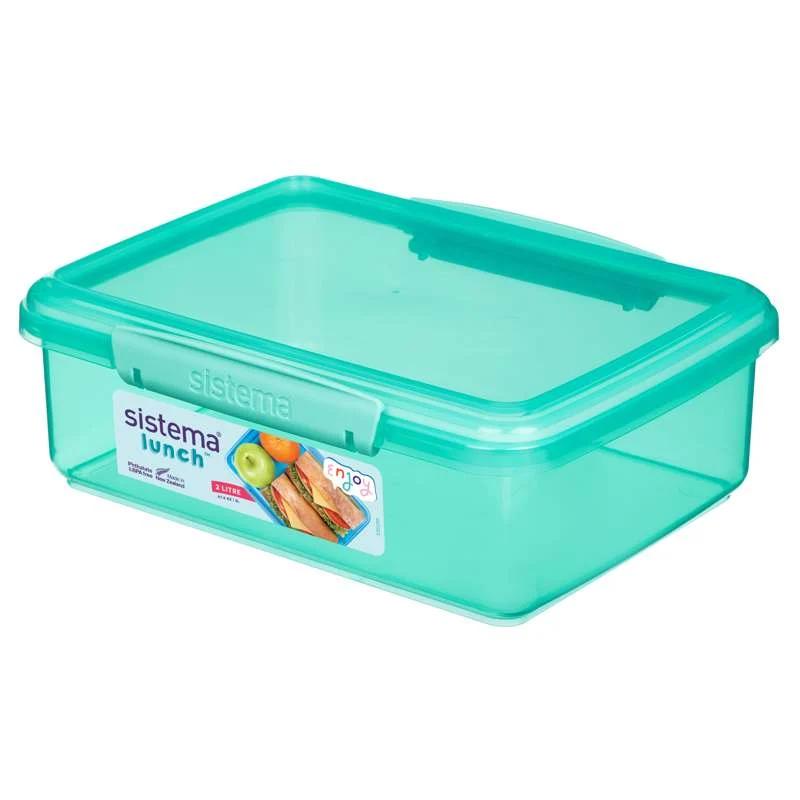 Sistema Madkasse - Lunch - 2L - Minty Påfugl