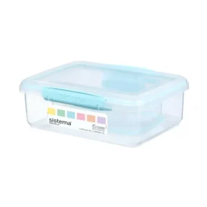 Sistema - Opbevaringsboks 2 stk. 2L og 1 L - Klip It Pastels