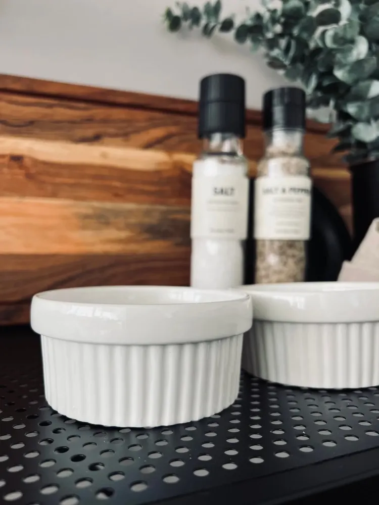 Skåle i alabast porcelæn - Sæt af 2 stk