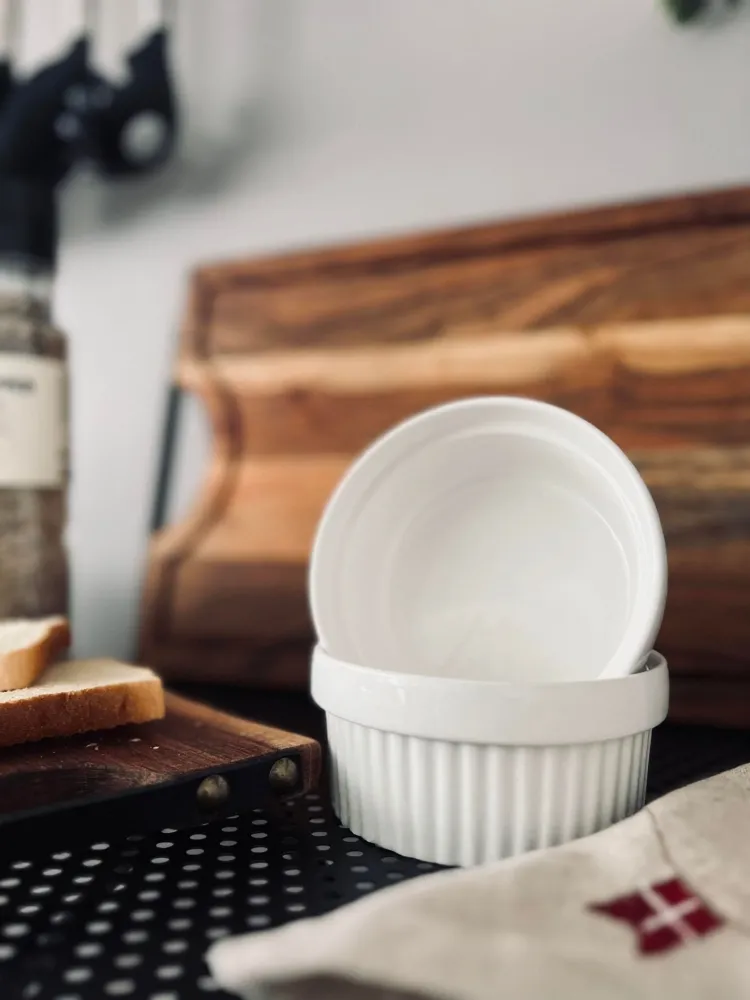 Skåle i alabast porcelæn - Sæt af 2 stk