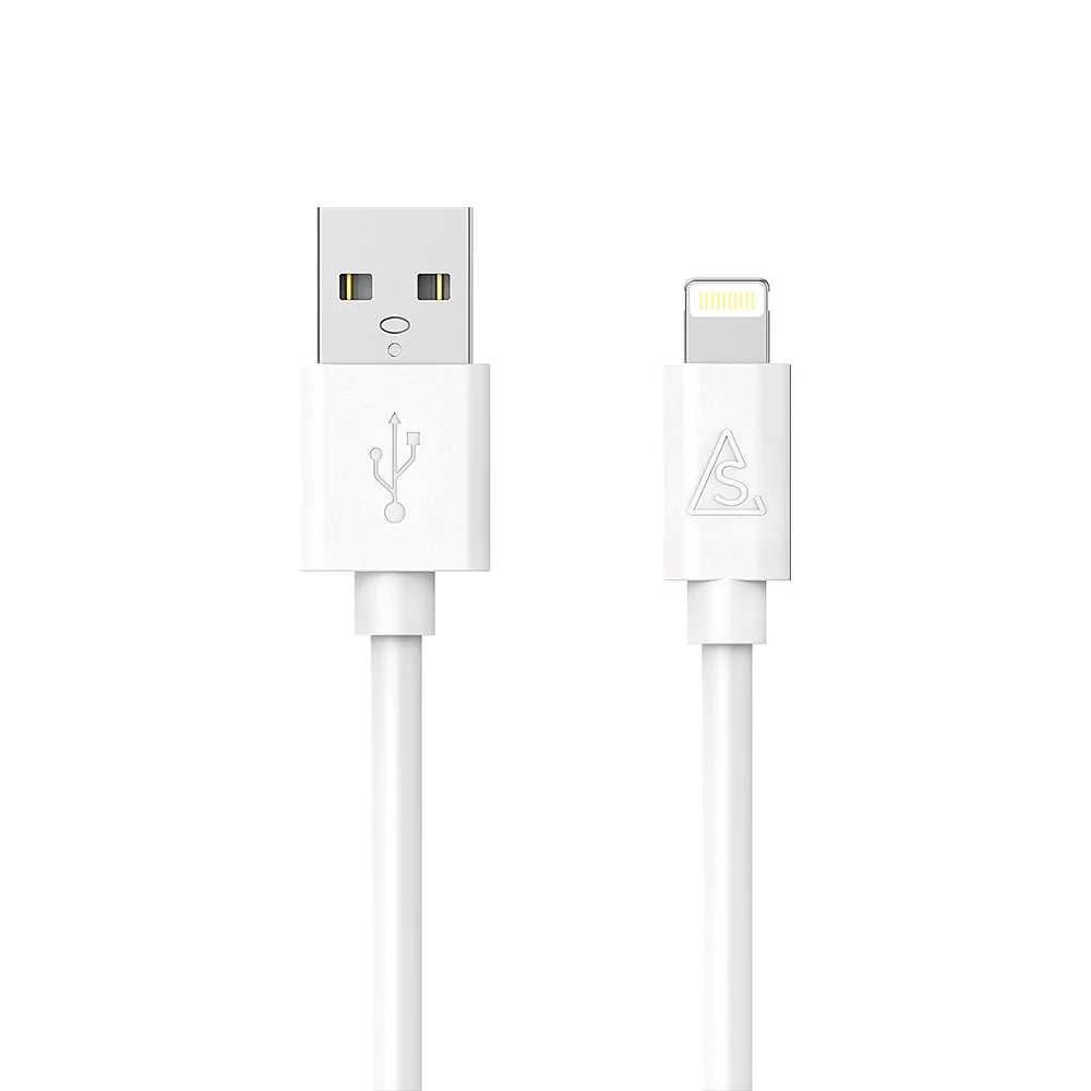 Smartline USB- til Apple charging Kabel 2 m. - Hvid