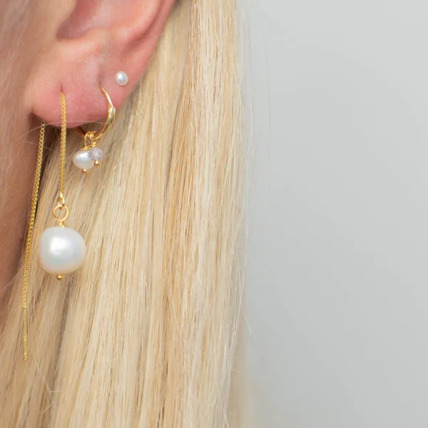 Smykish Second Pearl Ørering - 2mm from Florida