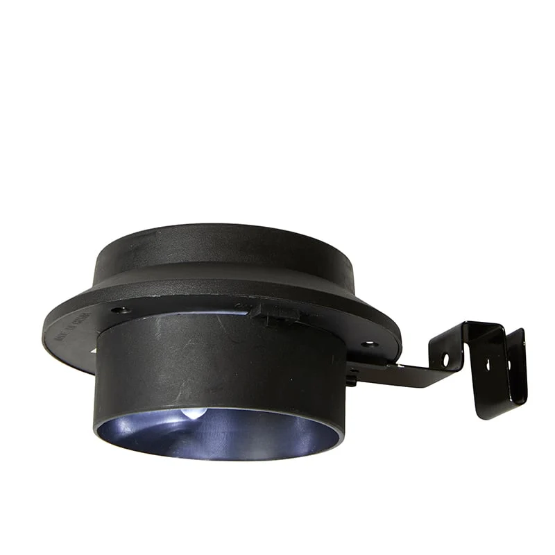 Solcellelampe til tagrende 2 stk. onyx 17x12x6 cm