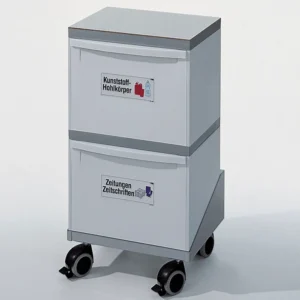 Sorterings-station - 2 x 30 Liter - Vogn