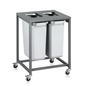 Sorteringsvogn Portable – 2 x 60 Liter beholdere