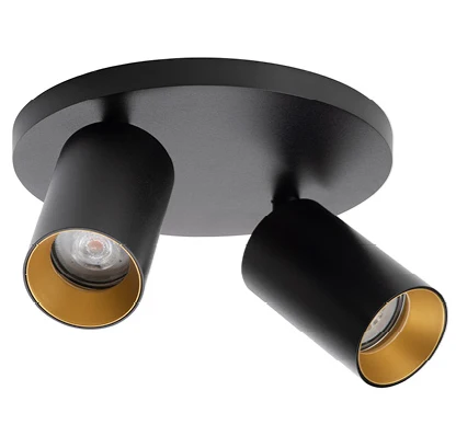 SpotOn Circle2 væg/-loftlampe fra Antidark Hvid