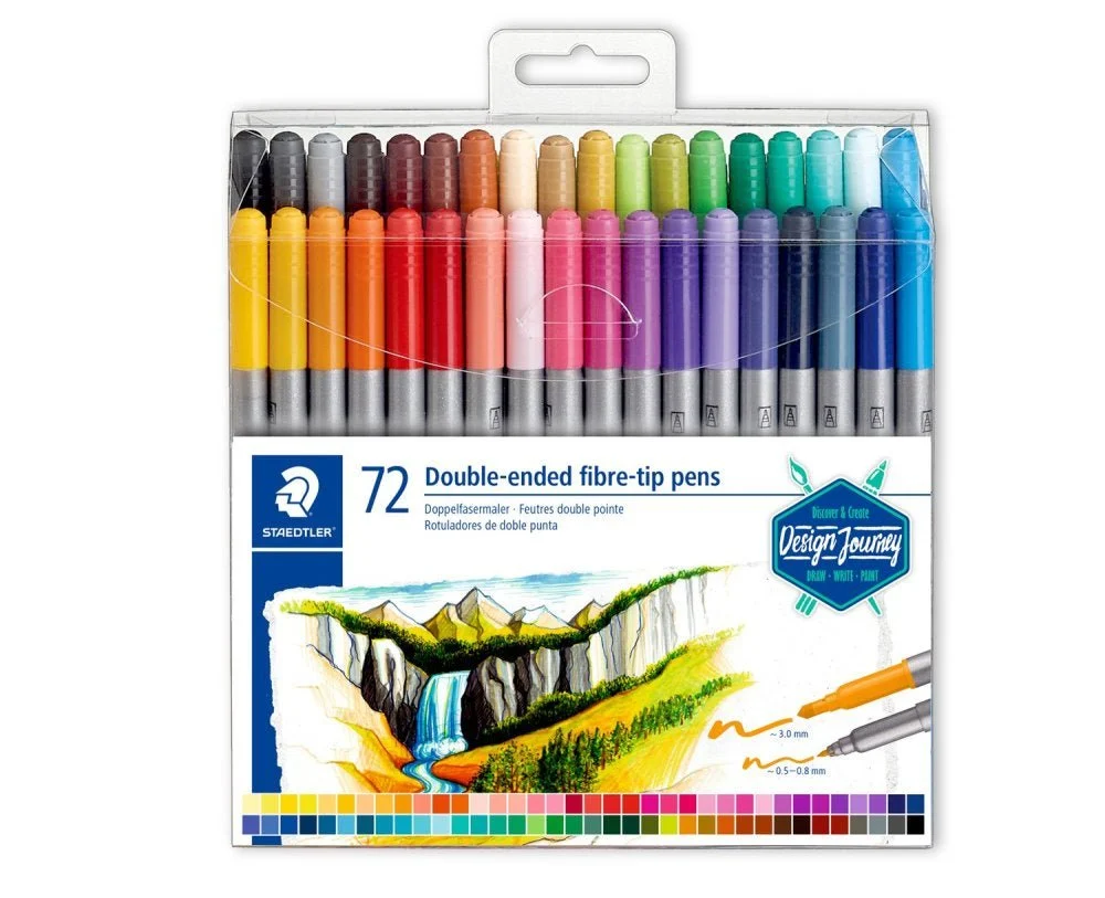 STAEDTLER - Tuscher - Dobbeltsidet - 72 stk.