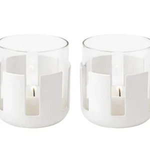 Stelton - Luna fyrfadsstage - Gentle White 2 stk.