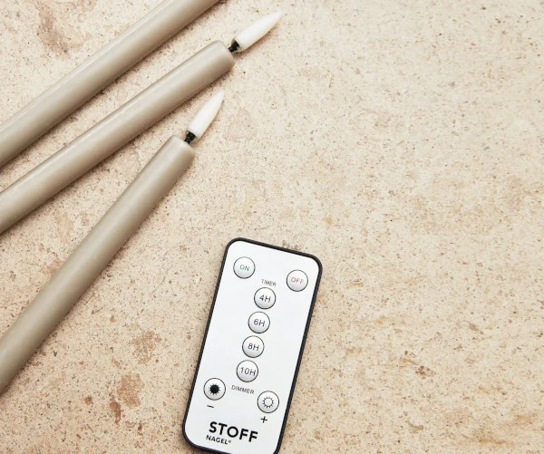 STOFF LED Kertelys af Uyuni Lighting - 2 stk - sand Compatible Navionics
