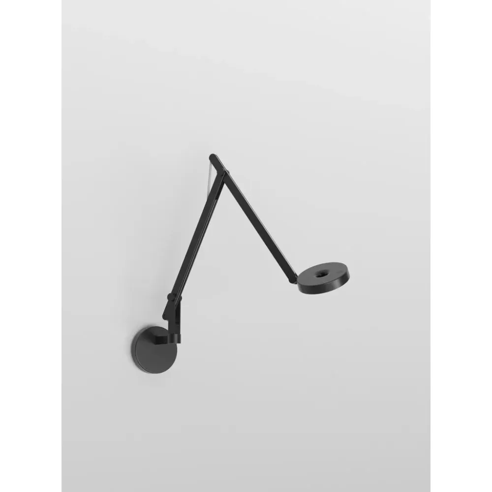 String W2 Compact Væglampe Sort/silver