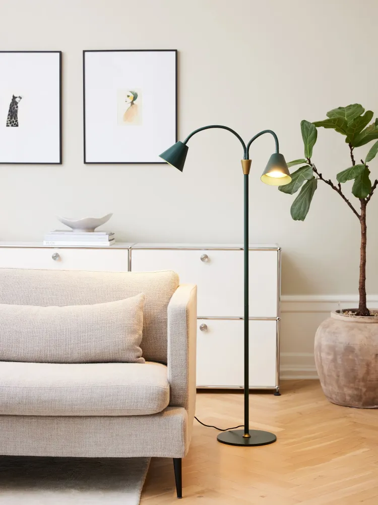 Through-Hull Transducer Hygge Gulvlampe 2 2L Mørkegrøn