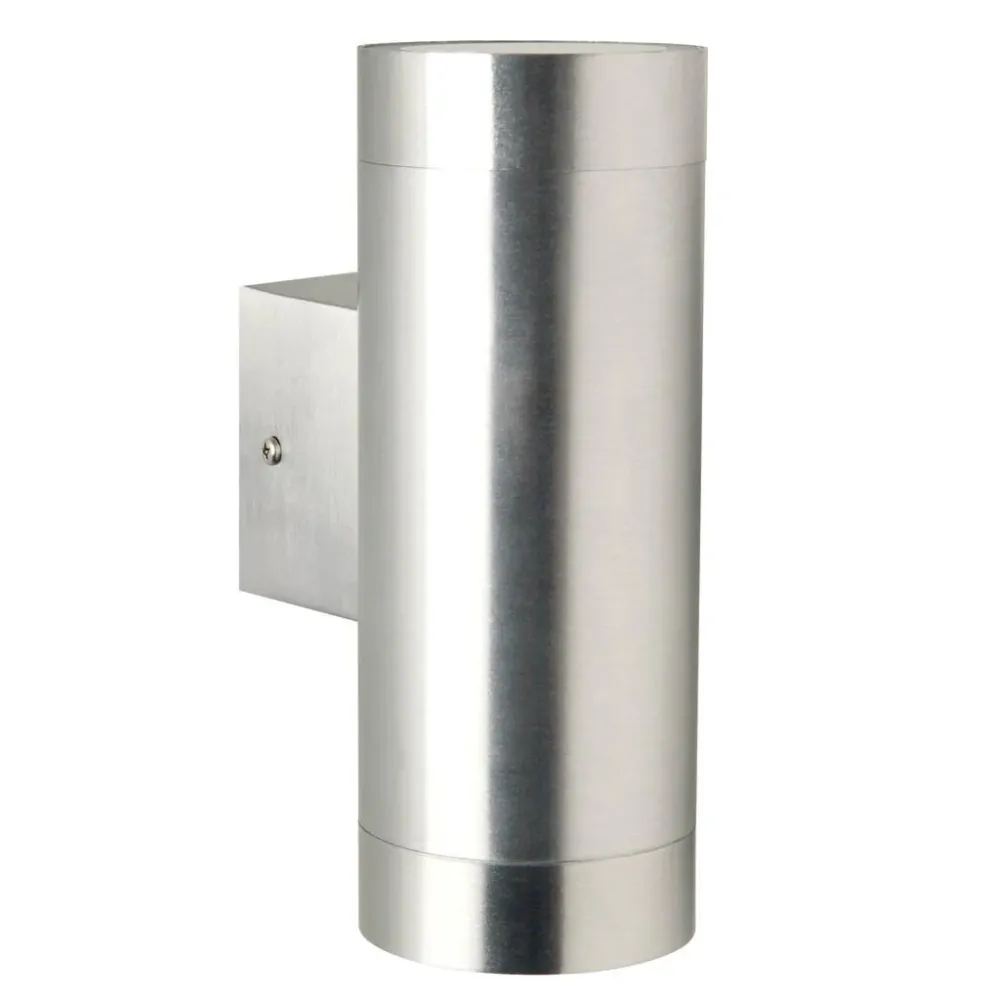 Tin Maxi Dual Væglampe 2xGU10, Aluminium - Nordlux