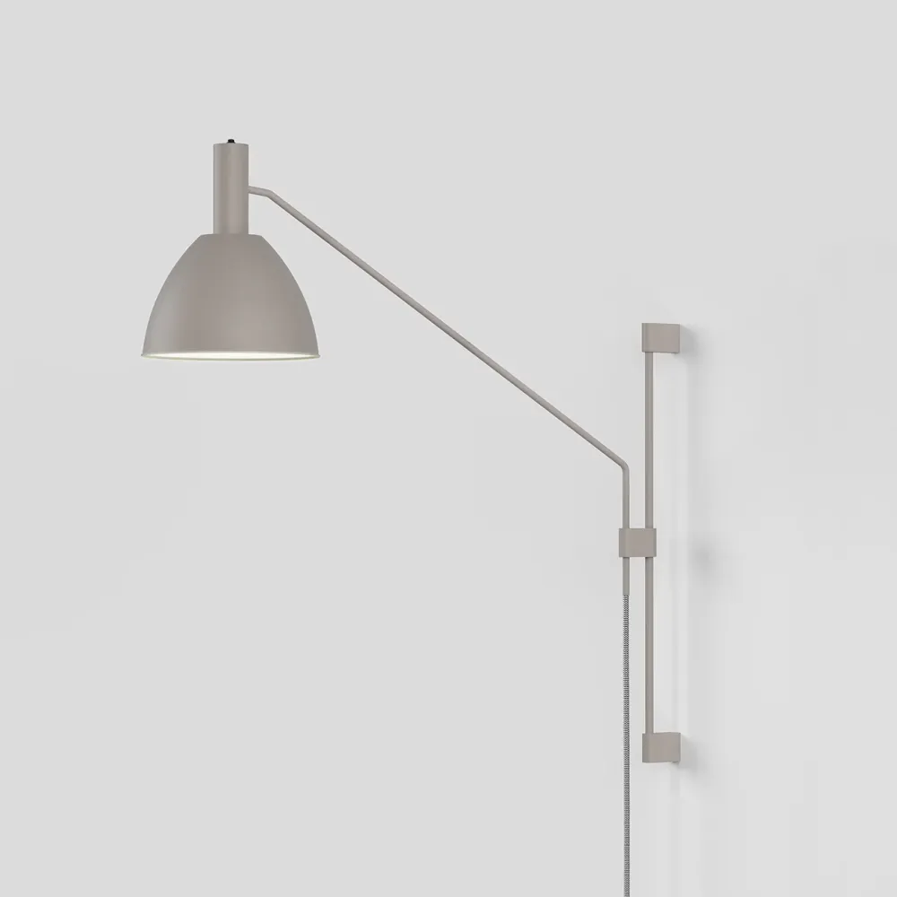 Tiny Bauhaus 90 W2 væglampe Lumini Hvid