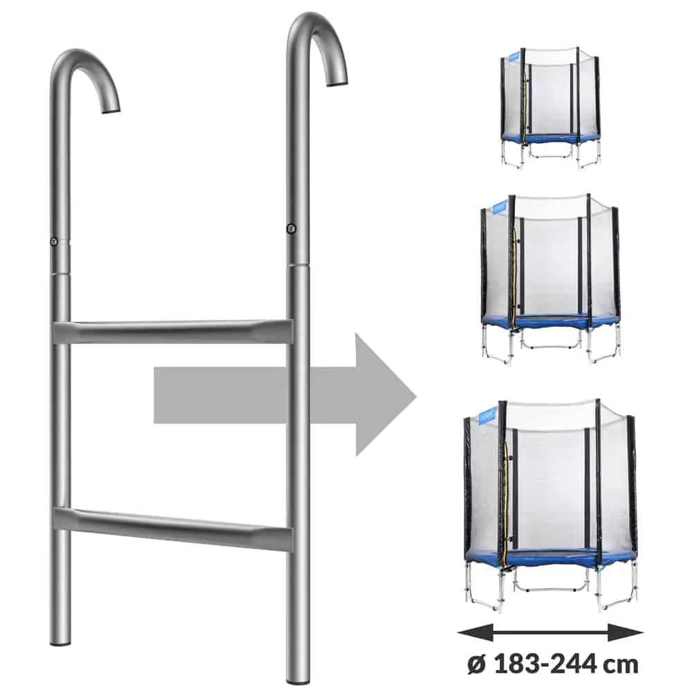Trampolinstige 61,5cm / 2 metaltrin