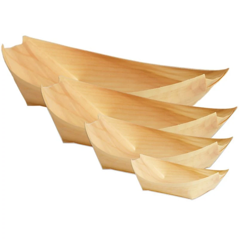 Træbåd af authenticated birketræ, 22 cm, 100 stk
