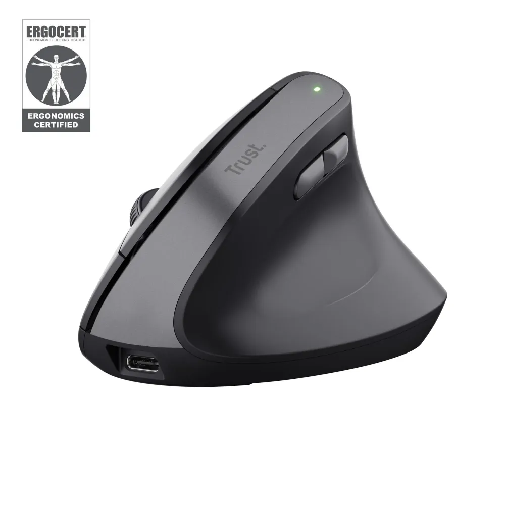 TRUST BAYO II ERGO CORD-FREE MOUSE - BLACK