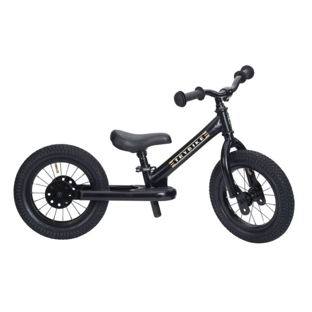 Trybike Løbecykel, 2 hjulet, Classic Black