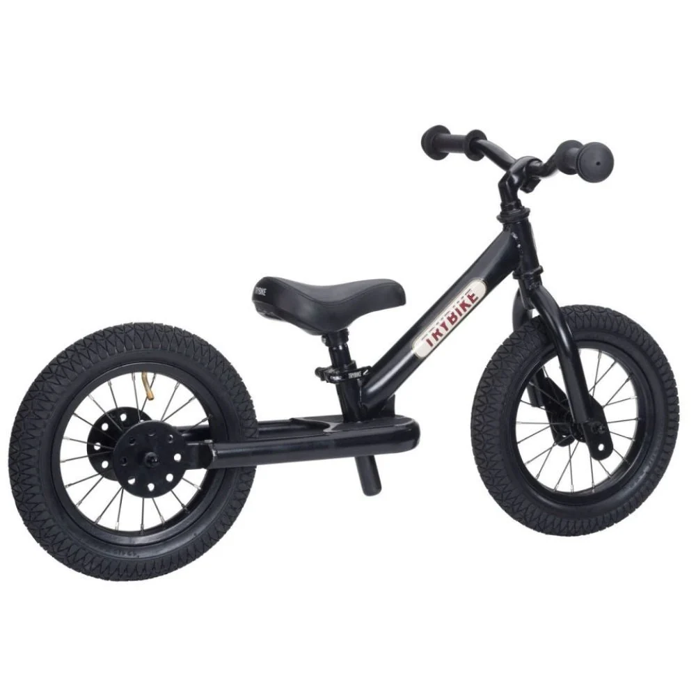 Trybike Løbecykel, 2 hjulet, Classic Black