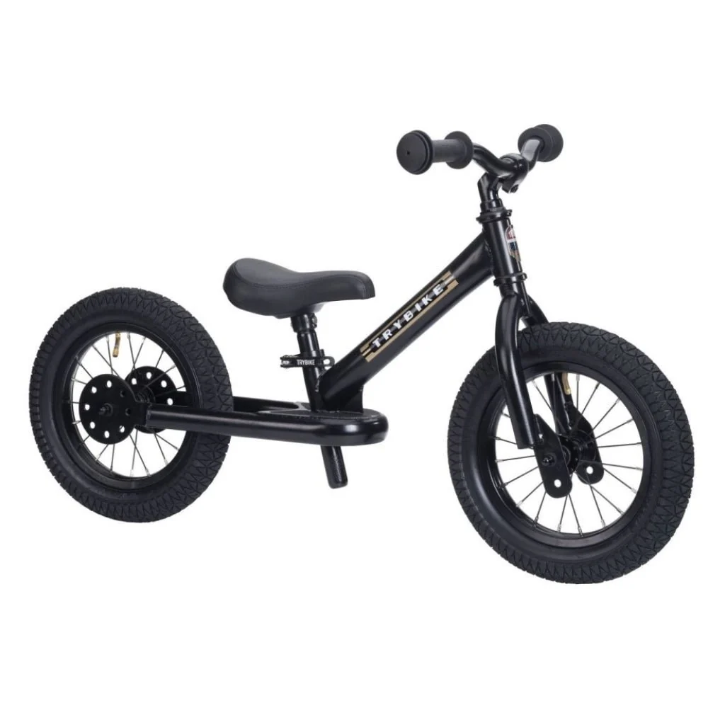 Trybike Løbecykel, 2 hjulet, Classic Black