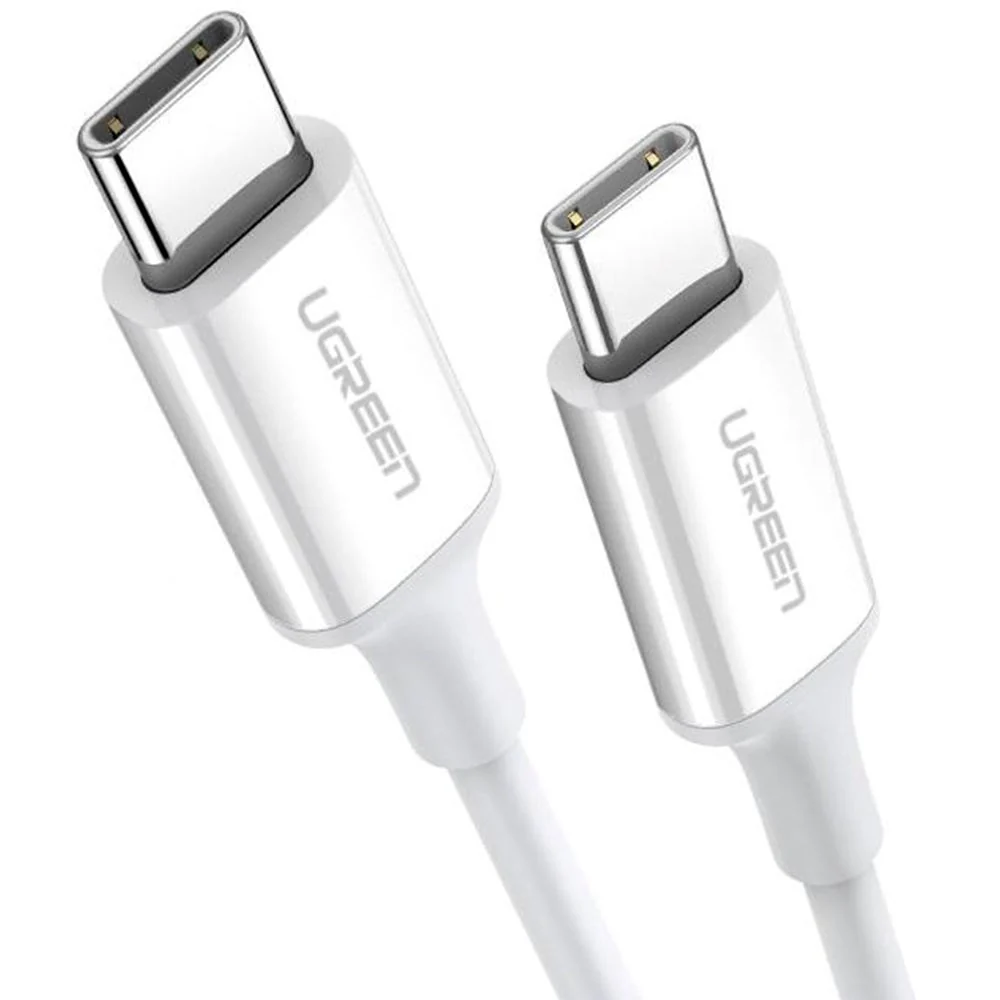 Ugreen 60W USB-C til USB-C Kabel 2m - Pearl