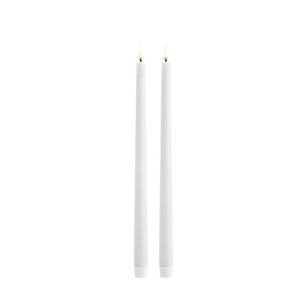 Uyuni - Stagelys 32 Cm. 2 Stk. - Nordic White