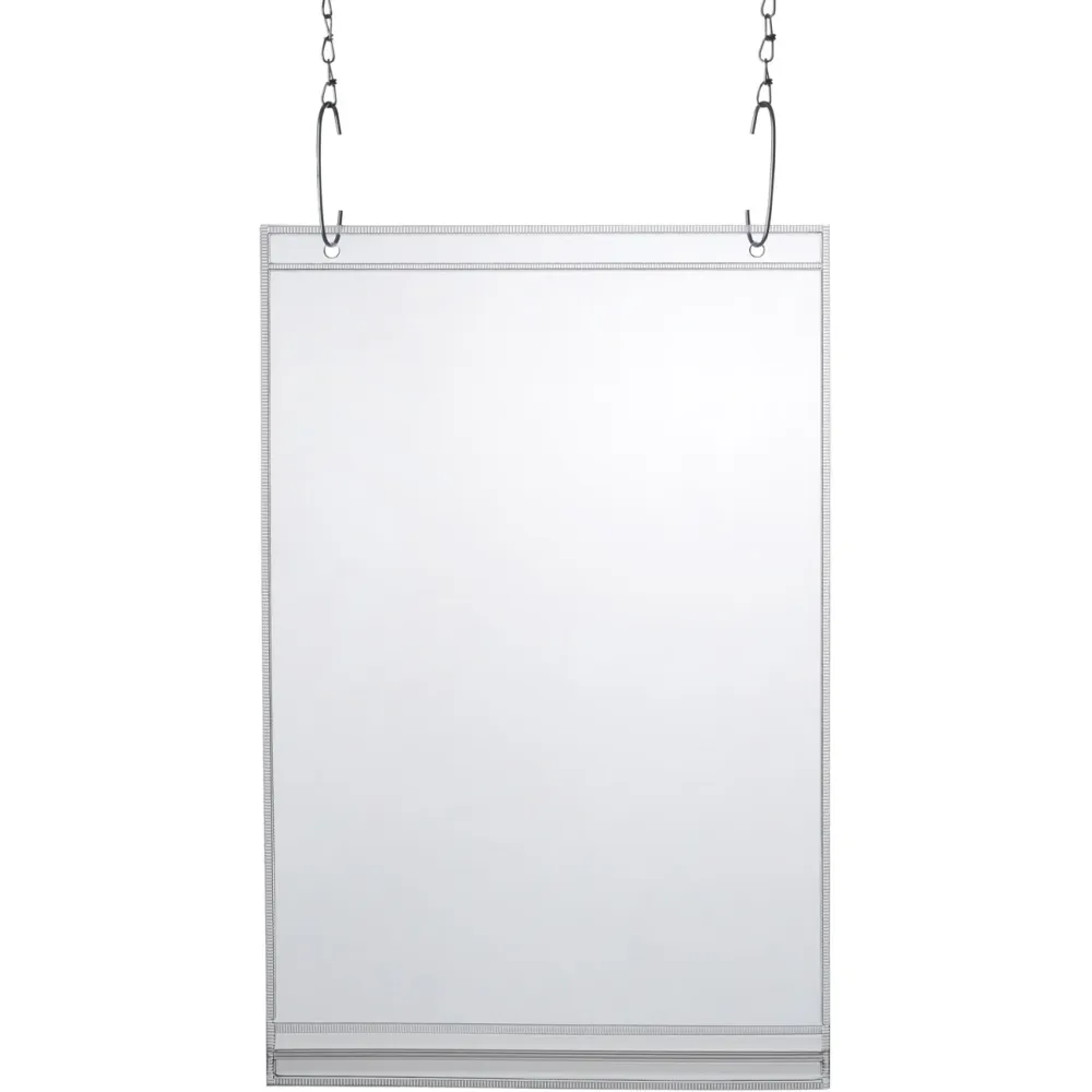 Vandafvisende plakatlomme A2 transparent