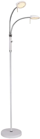 Vegas Gulvlampe LED Alabast 2 arme - Halo Design