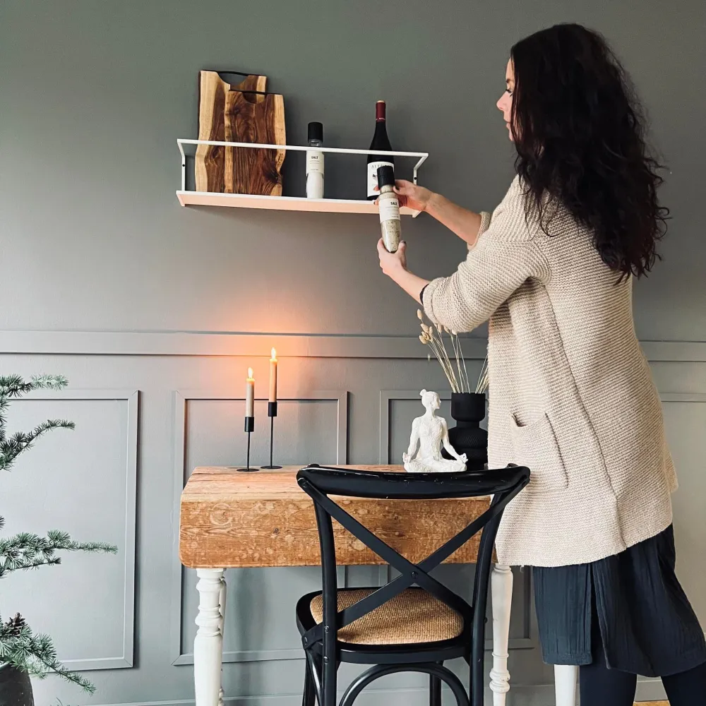 VIAMAJA hylder - White luxurious - Sæt af 2 hylder