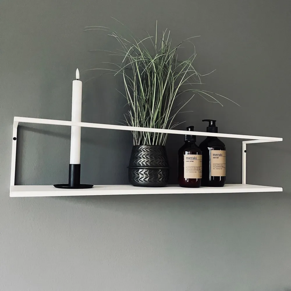 VIAMAJA hylder - White luxurious - Sæt af 2 hylder