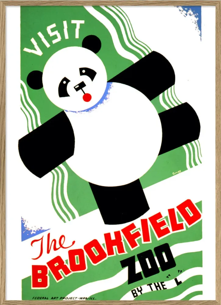 Visit Brookfield Zoo No. 2 30x40
